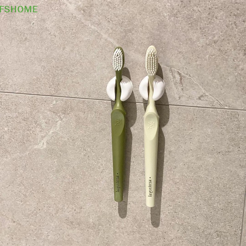 Set 2 Giá Đỡ Bàn Chải Đánh Răng Gắn Tường Tiện Lợi