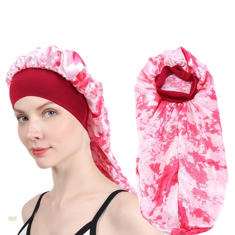 Mũ Trùm Đầu Polyester Co Giãn Tốt Thiết Kế Đuôi Dài Tiện Lợi Dễ Sử Dụng