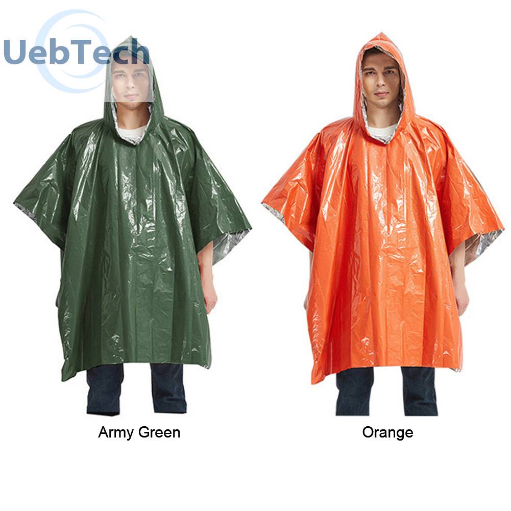 Áo Mưa Khẩn Cấp Bằng Màng Nhôm Đa Năng Tiện Dụng Cho Người Lớn