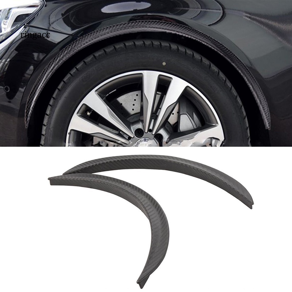 FENDER Set 2 Dải Dán Sợi Carbon Bảo Vệ Vành Bánh Xe Hơi