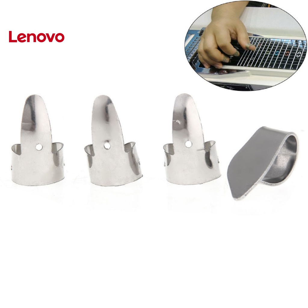 Set 4 Móng Tay Gảy Đàn Guitar Bằng Thép Không Gỉ Hình Hoa Hướng Dương