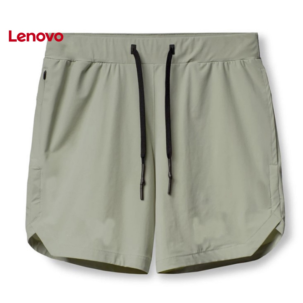 Quần Short Dây Rút Co Giãn Mềm Thoáng Khí Màu Trơn Có Túi In Hình Hoa Hướng Dương Cho Nam