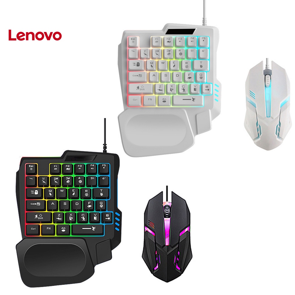 1 Bộ Bàn Phím Và Chuột 35 Phím RGB Giao Diện USB Thiết Kế Nhỏ Gọn Tiện Dụng