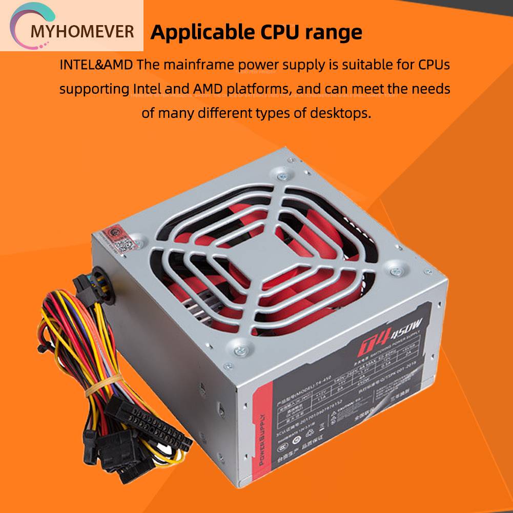 Nguồn ĐiệN 200W ATX 450W 4Pin 2 SATA Cho MáY TíNh