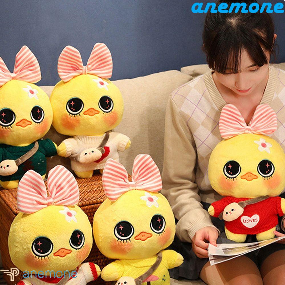 ANEMONE Chú Vịt Nhồi Bông Mềm Mại Đáng Yêu Trang Trí Nhà Cửa