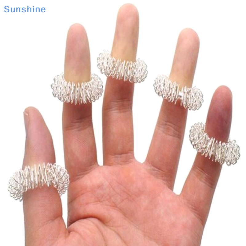 Set 10 Nhẫn Châm Cứu Mát Xa Cơ Thể Chăm Sóc Sức Khỏe