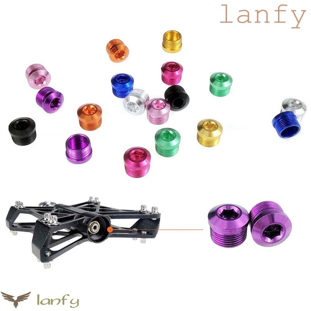 LANFY Vỏ Bọc Bàn Đạp Xe Đạp Bằng Hợp Kim Nhôm CNC Chống Rỉ Sét