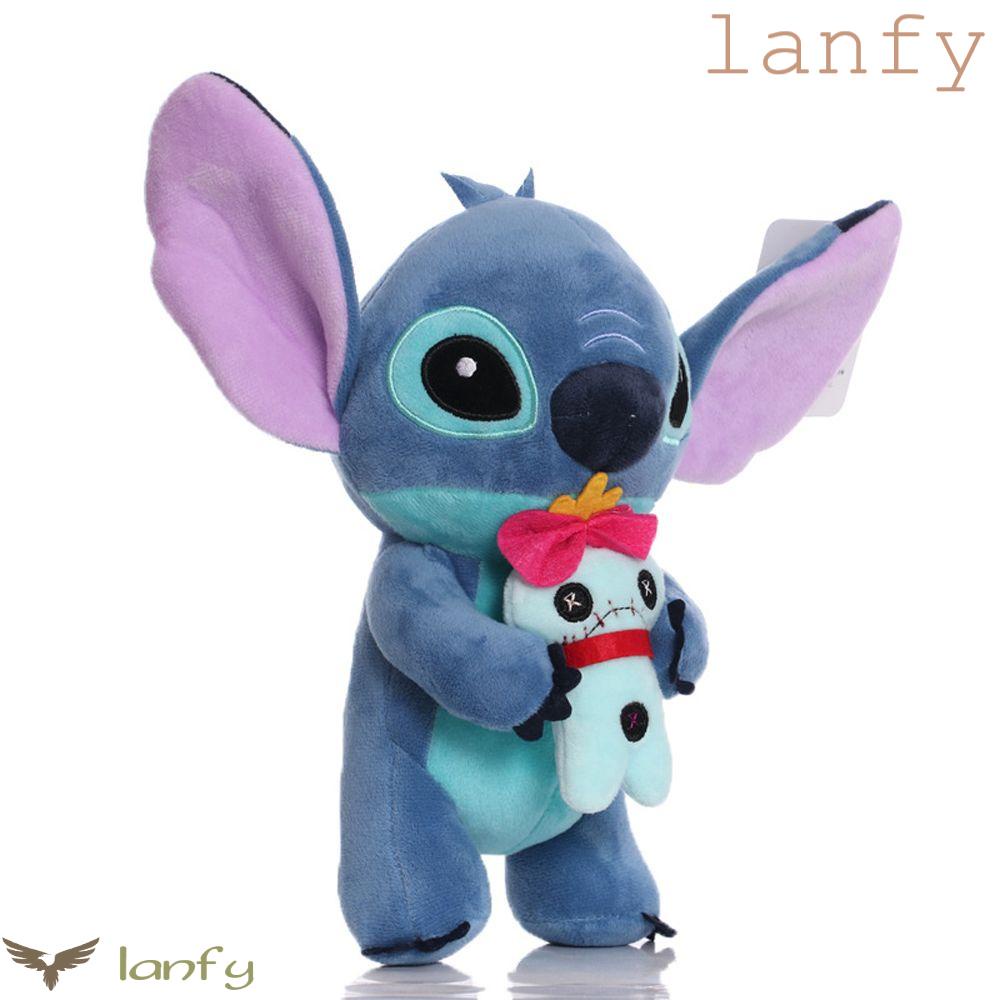 LANFY Đồ Chơi Nhồi Bông Hình Stitch Dễ Thương Cho Bé