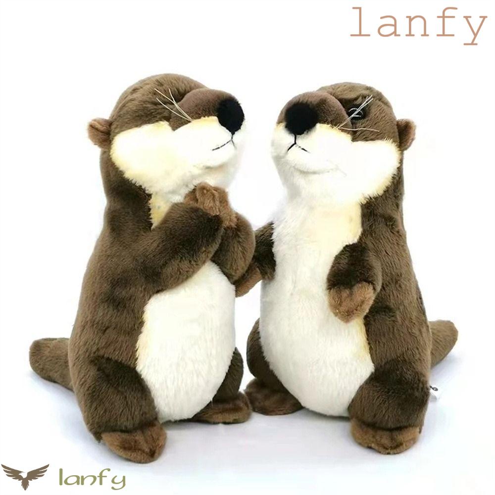 LANFY Thú Nhồi Bông Otter Hoạt Hình Dễ Thương Cho Bé