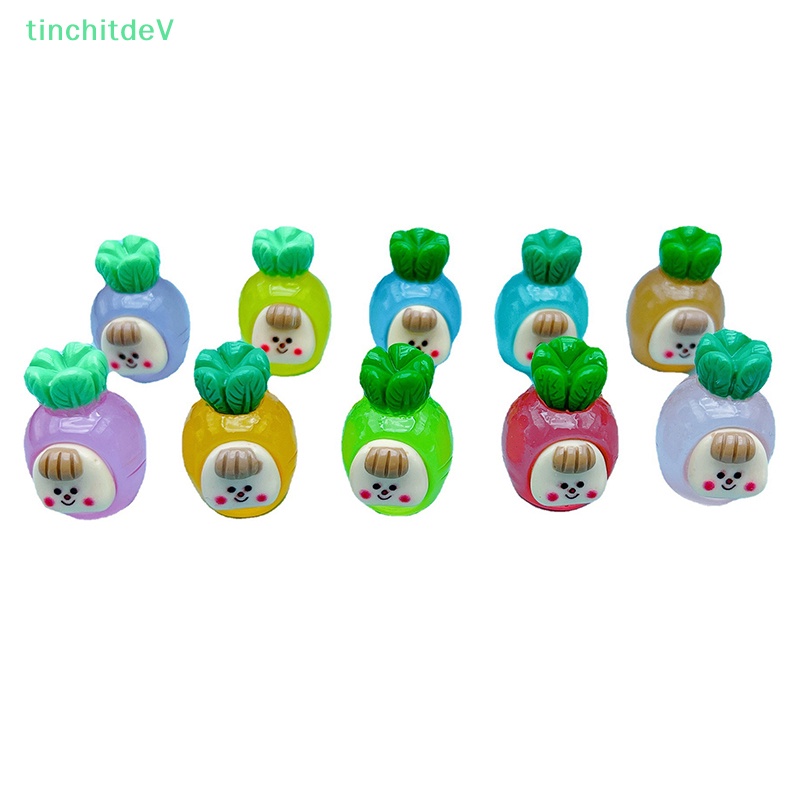 [TinchitdeV] Bộ 2 Cà Rốt Mini Dạ Quang Trang Trí Tiểu Cảnh / Nhà Búp Bê