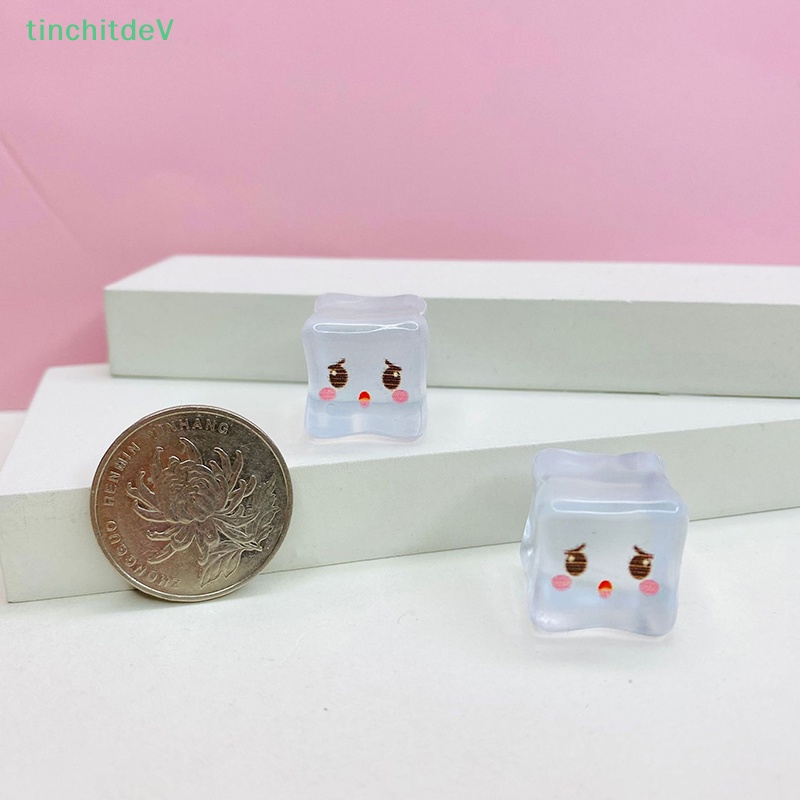 [TinchitdeV] Set 5 Viên Đá Viên Trong Suốt Phát Sáng Có Mặt Dây Chuyền Nhựa Resin DIY [Mới]