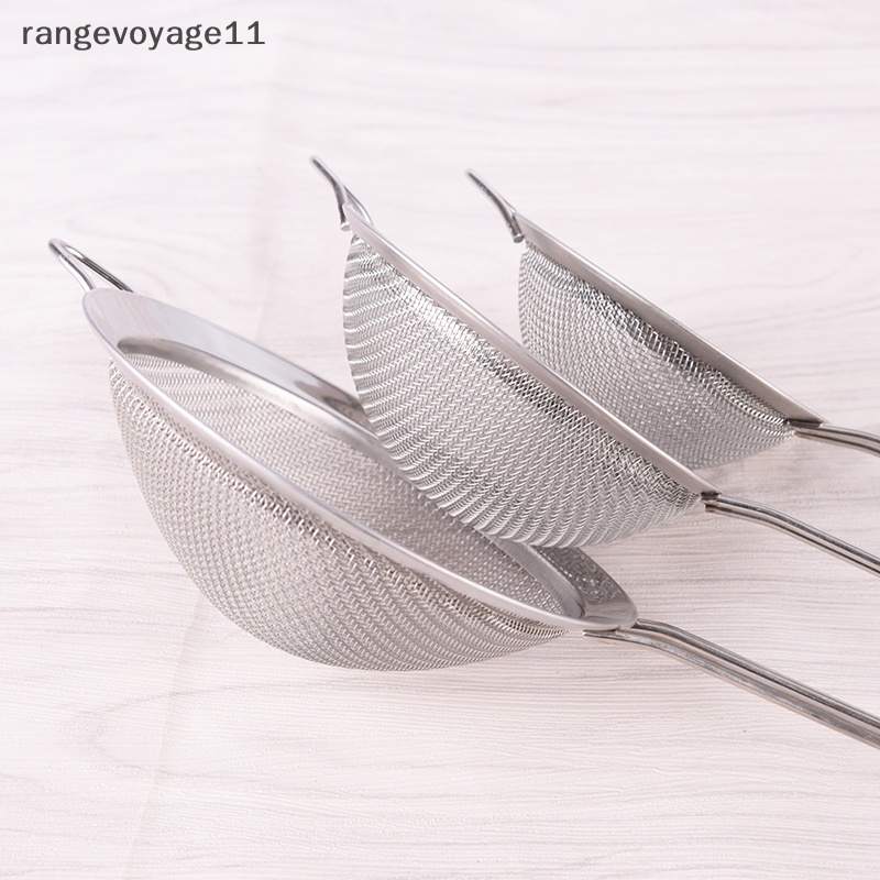 Rây Lưới Lọc Bằng Thép Không Gỉ Tiện Dụng Cho Nhà Bếp Dụng Cụ Rây Bột Bằng Thép Không Gỉ Tiện Lợi Bộ Dụng Cụ Sửa Chữa Chuyên Dụng