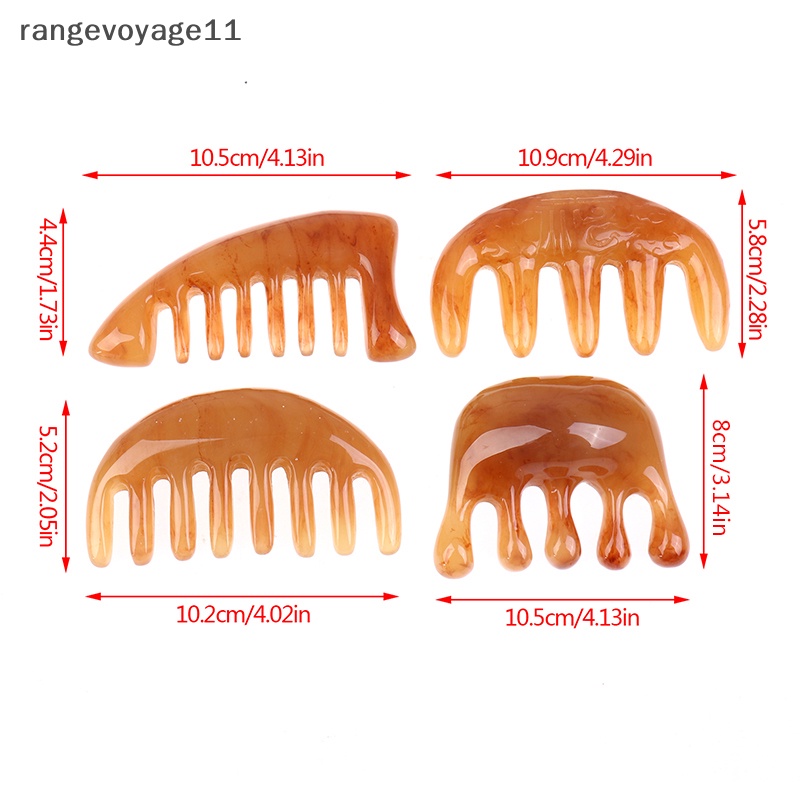 Lược Chải Tóc Răng Thưa Tự Nhiên 1Xnatural Ox Bỏ Túi Dùng Cho SPA