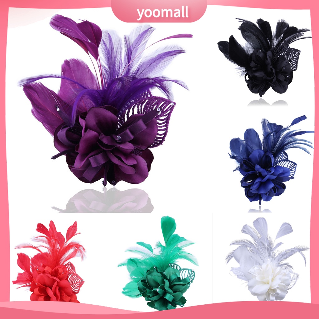 Ghim Cài Áo Hình Lông Vũ Chống Mòn Làm Thủ Công