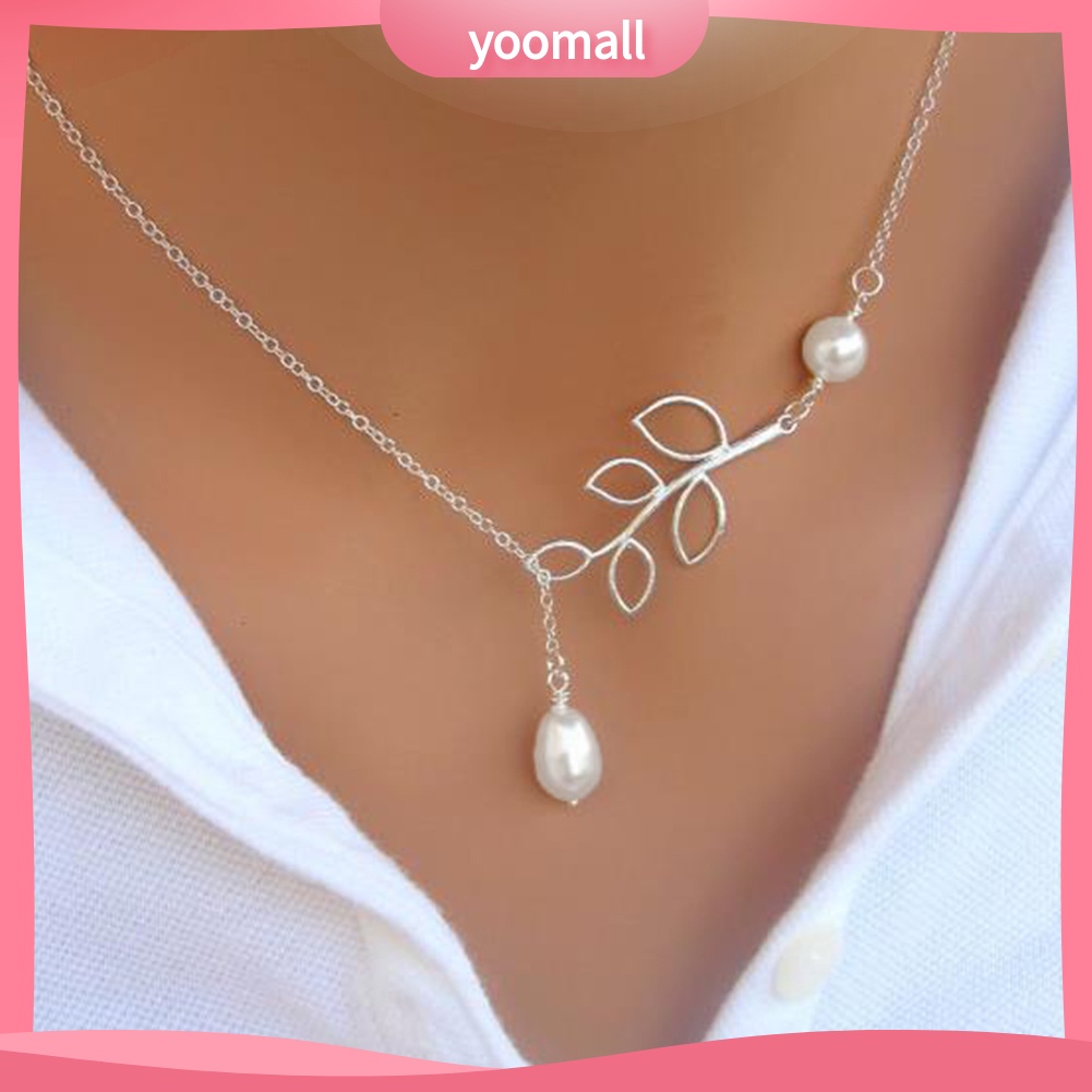 Vòng cổ Mặt Hình Chiếc Lá Thời Trang Cho Nữ