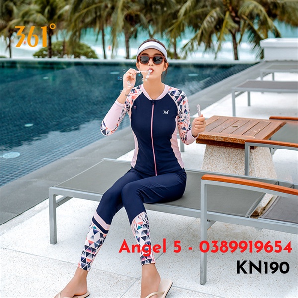 Set đồ bơi tay dài quần dài KN190