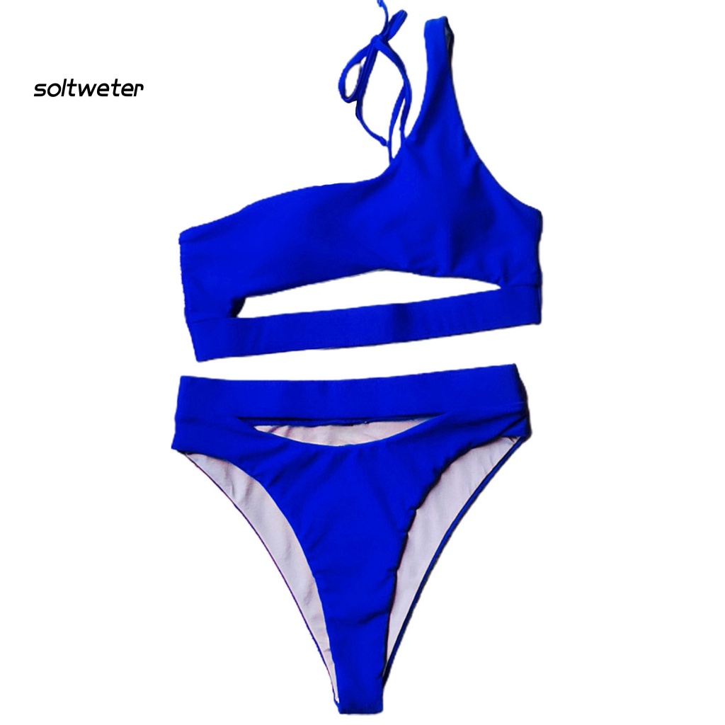 Bộ Đồ Bơi Một Mảnh Lưng Cao Khoét Vai Gợi Cảm Cho Nữ
