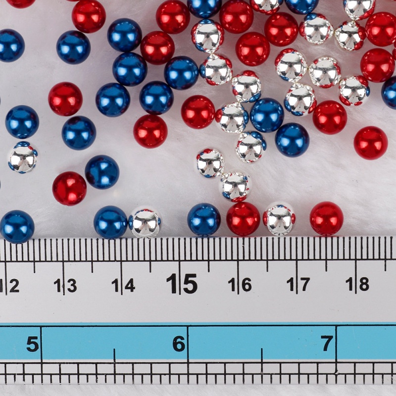 Chuỗi Hạt Ngọc Trai Giả 3mm / 6mm Tự Làm Trang Sức Tiện Lợi