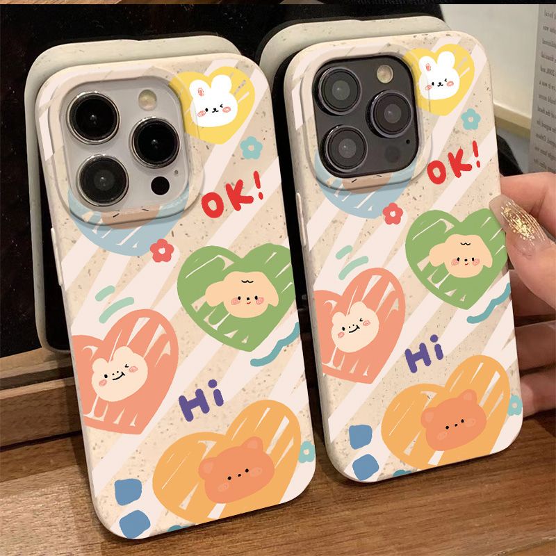 Ốp Điện Thoại Dẻo Họa Tiết Hoa &amp; Động Vật Dễ Thương Chống Sốc Cho Iphone11Iphone12 7 max14pro 8p Apple 13 BQ1F