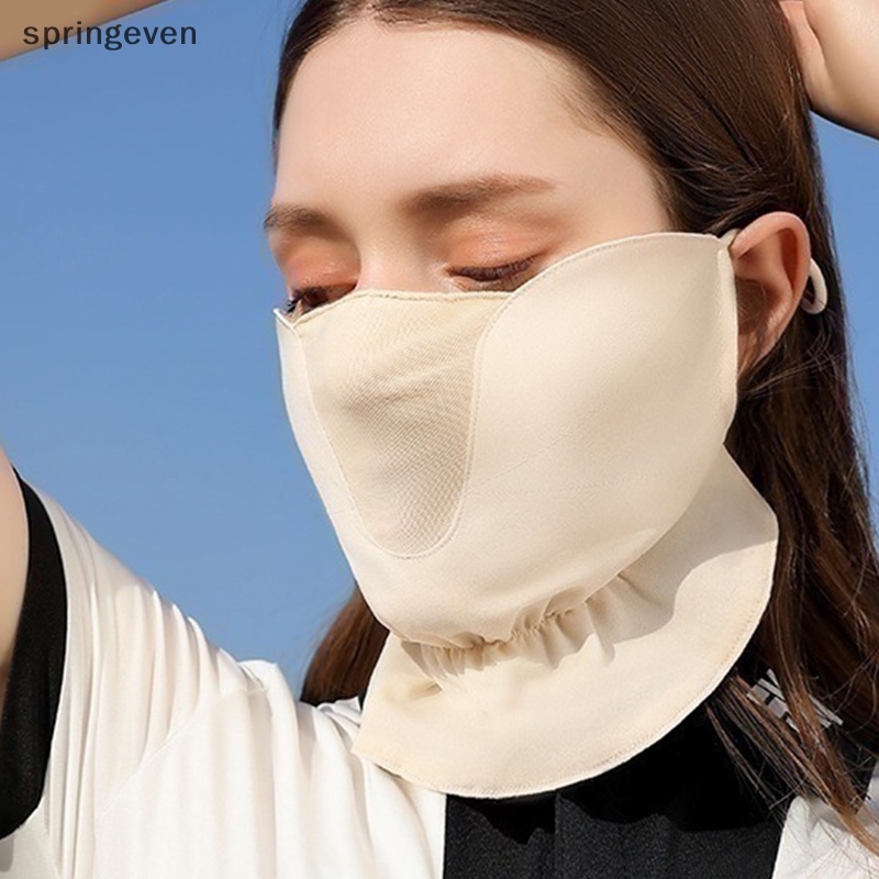 Khẩu Trang Lụa Lạnh Chống Tia uv Thoáng Khí Có Khóa Điều Chỉnh Được Dùng Khi Lái Xe / Leo Núi / Thể Thao Ngoài Trời