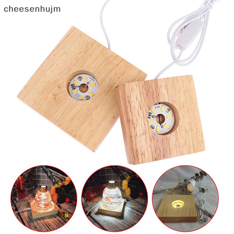 Giá Đỡ Trưng Bày Đèn Ngủ LED Hình Vuông Độc Đáo