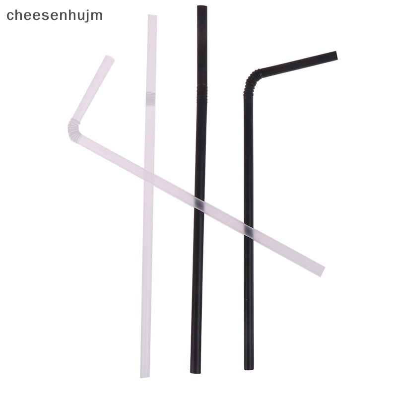 Set 100 Ống Hút Nhựa Dùng Cho Các Bữa Tiệc Tiện Dụng