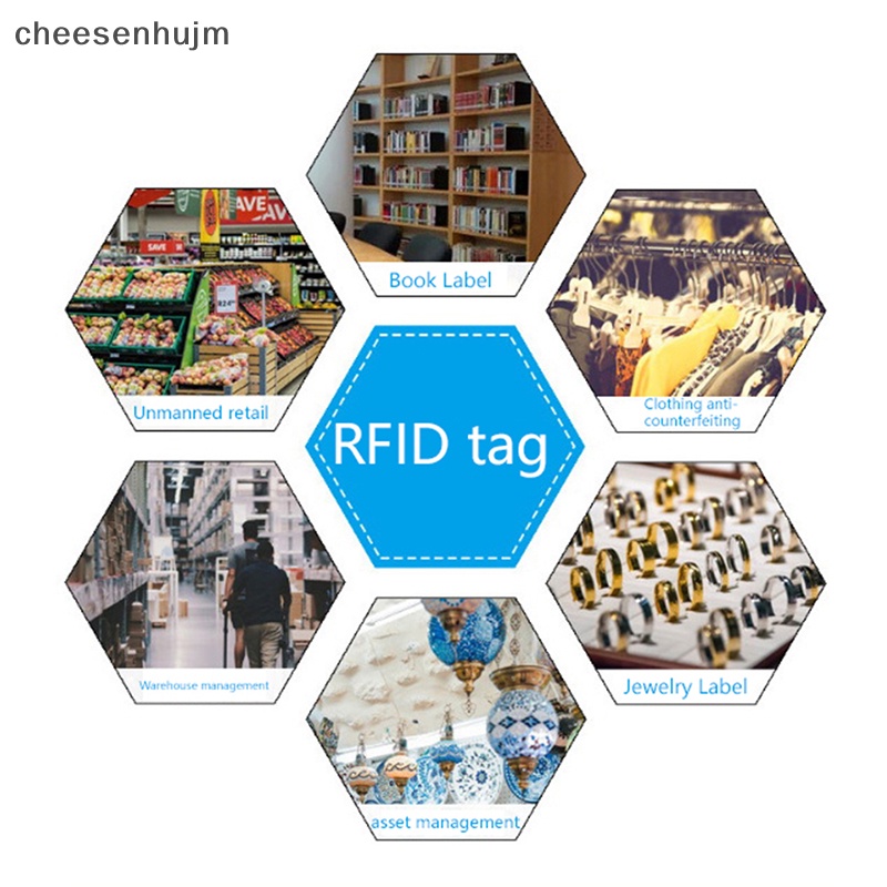 Set 10 Thẻ Điện Tử RFID f08 chip m1 C50 13.56MHz UID Chuyên Dụng