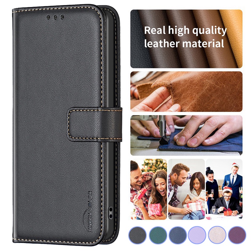 Bao da flip wallet case cho samsung galaxy m34 5g bao da khe cắm thẻ bao điện thoại cho samsung m34 