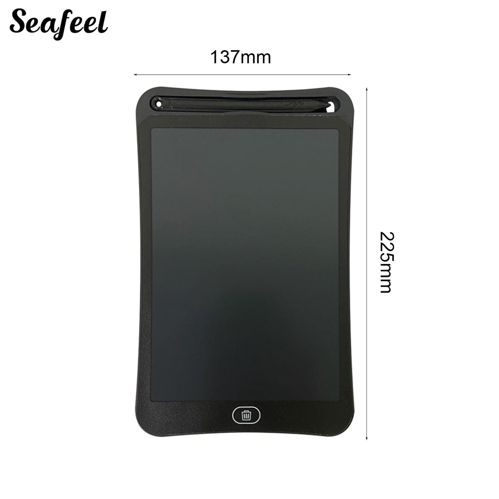 1 Bộ Bảng Viết Màn Hình LCD 4.4Inch / 6.5Inch / 8.5Inch Bằng Nhựa Chống Nước An Toàn Cho Trẻ Em
