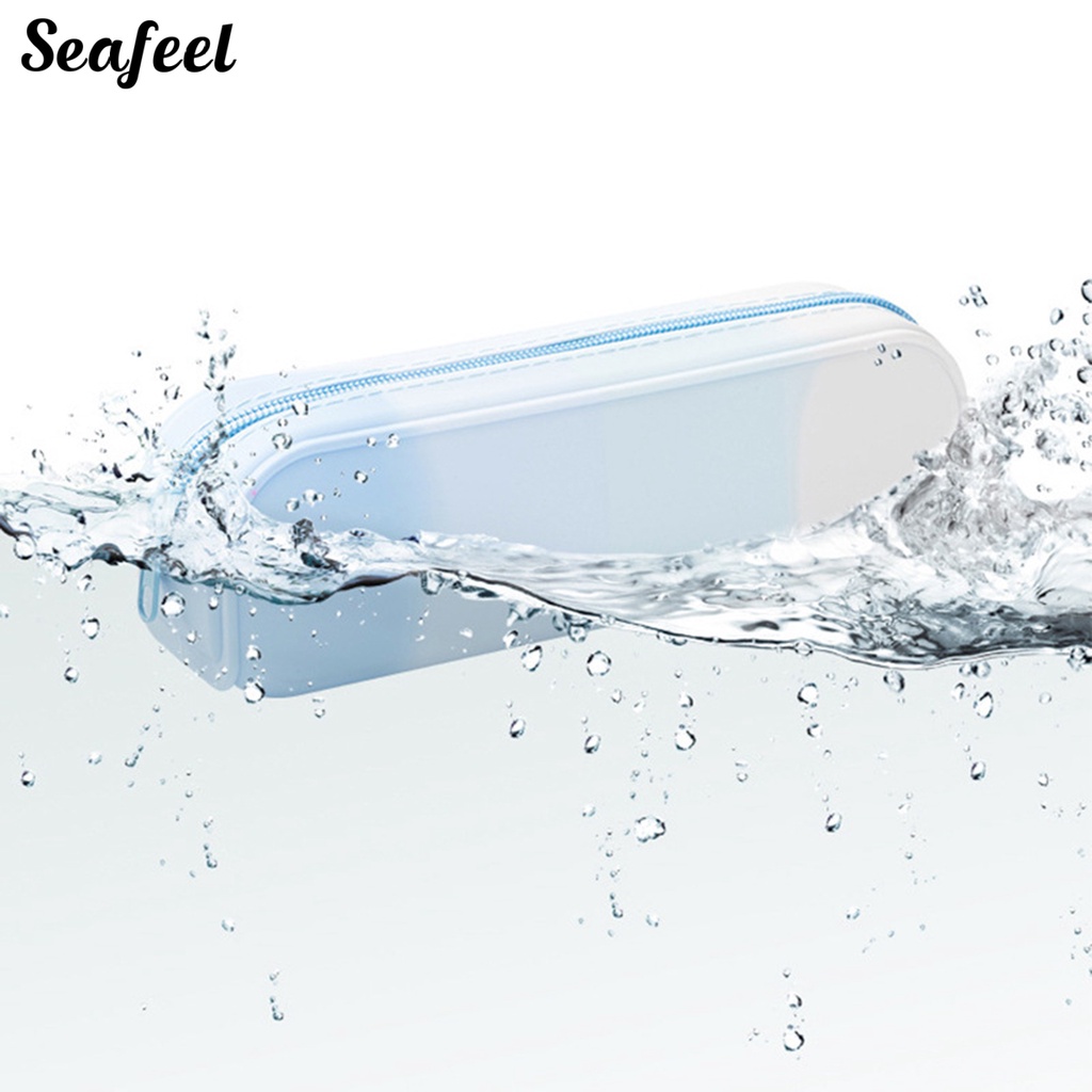 Túi Đựng Bút Bằng Silicone Co Giãn Chống Nước Có Khóa Kéo