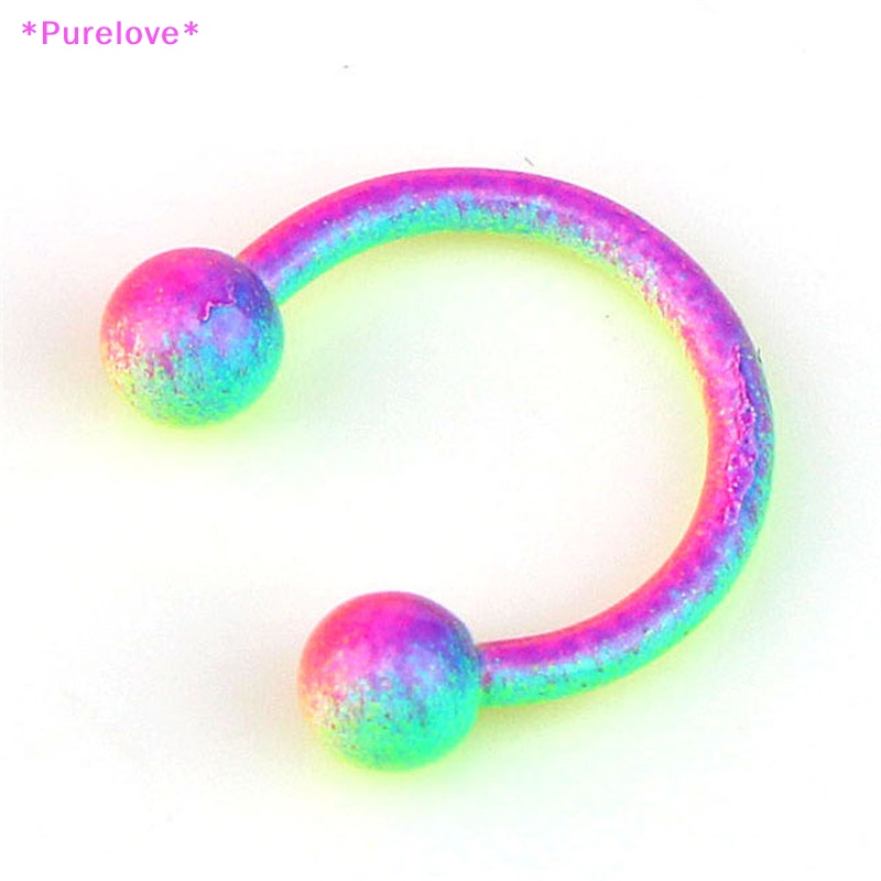 Set 10 Khuyên Mũi Thép Không Gỉ Cá Tính Thời Trang Mới