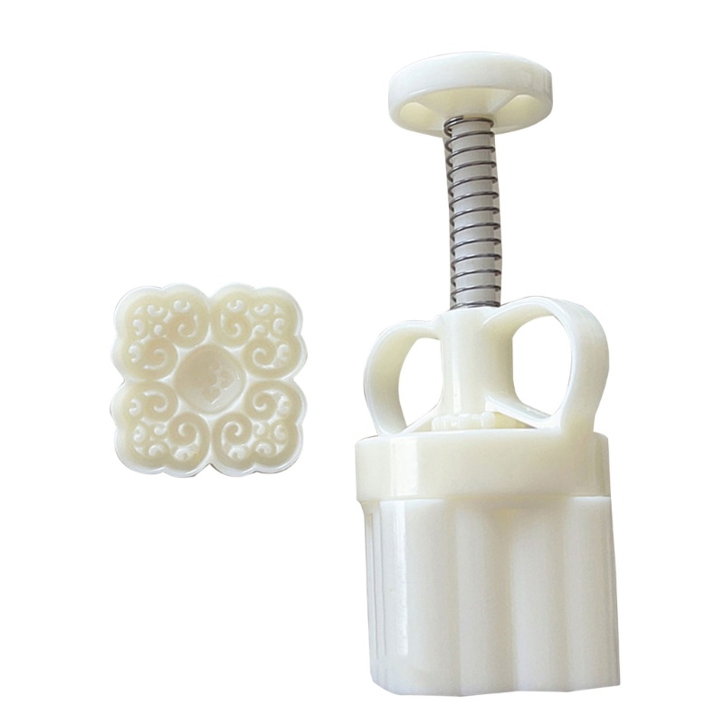 Comereally Bộ Khuôn Làm Bánh Trung Thu Hình Vuông diy