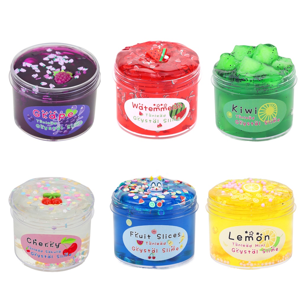 Đồ Chơi Slime Trái Dừa Pha Lê Mùa Hè Mới
