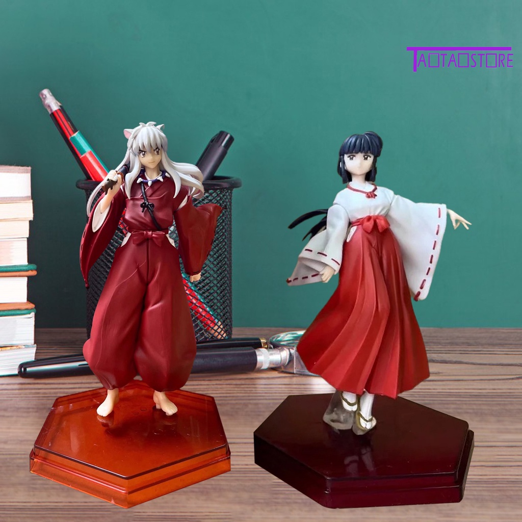 Mô Hình Nhân Vật Inuyasha Kikyo Bằng PVC Sáng Tạo Trang Trí Xe Hơi