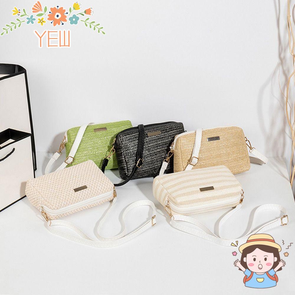 Túi Cói Đeo Vai Nhỏ Xinh Đựng Tiền Xu Tiện Dụng