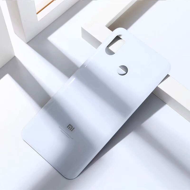 Nắp Đậy Pin Mặt Sau Thay Thế Kèm Miếng Dán Thay Thế Cho Xiaomi mi 8 mi8