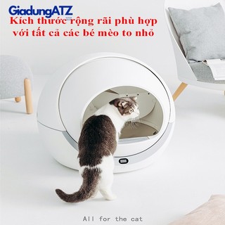 [Hàng có sẵn] Nhà vệ sinh tự động cho mèo Petree, lồng vệ sinh cho mèo cao cấp có wifi