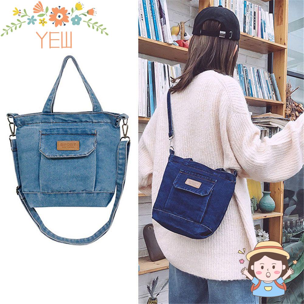Túi Đeo Chéo Chất Jean Thời Trang Cá Tính Cho Nữ