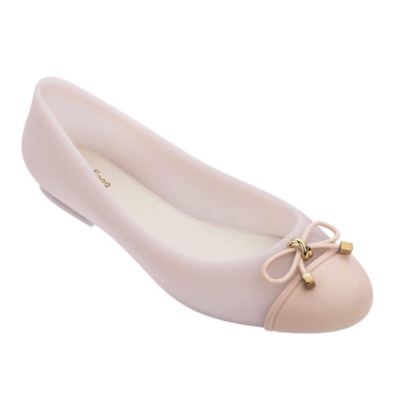 Giày Búp Bê melissa Thắt Nơ Hai Màu Phong Cách Mới 2020 Cho Nữ