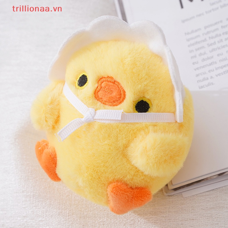 1 Móc Khóa Gà Con Nhồi Bông Đáng Yêu