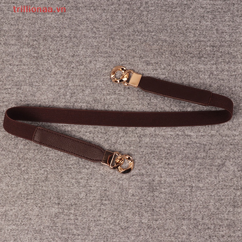 Thắt Lưng Dây Xích Co Giãn 3 Màu Tùy Chọn Cho Nữ