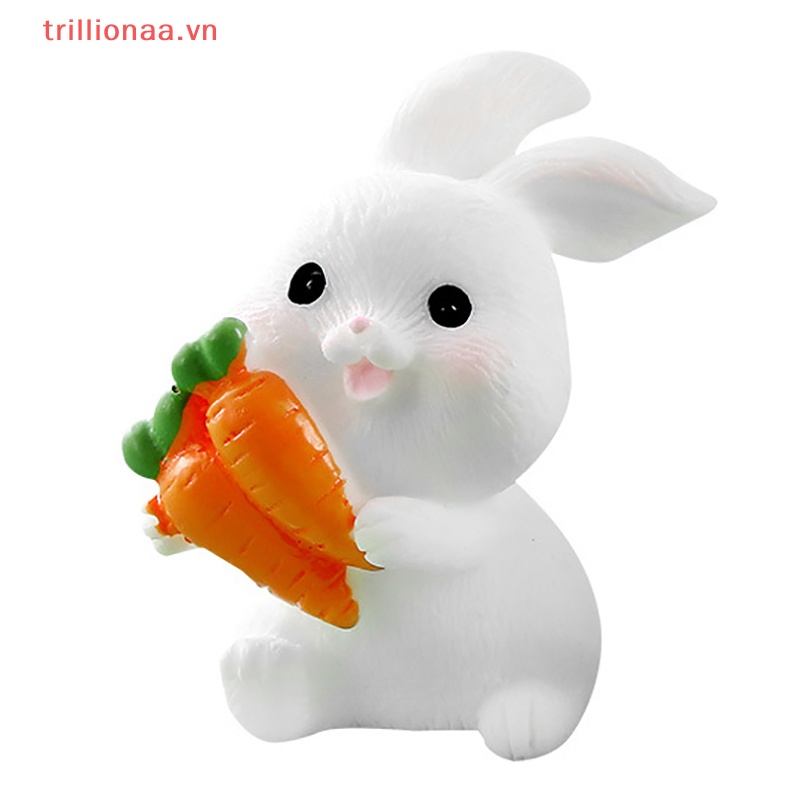 Đồ trang trí Chú Thỏ Hoàng Đạo Năm Mới Phong Cách Trung Hoa Dùng Trang Trí Tiểu Cảnh