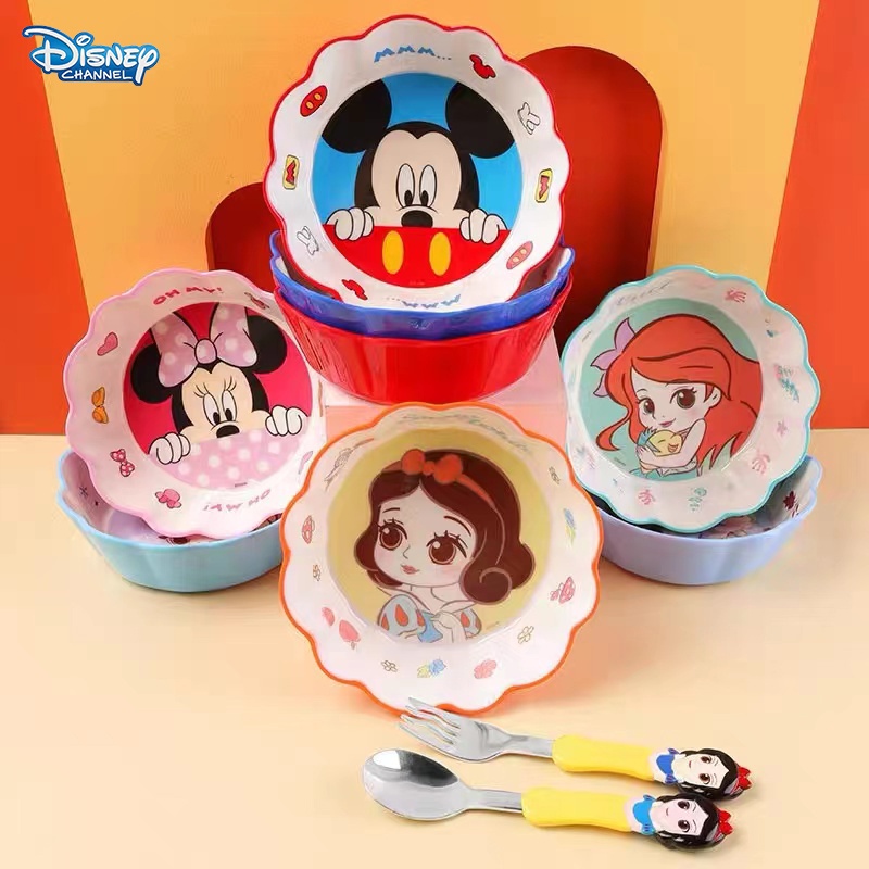Bát Ăn Cơm / Salad / Mì / Salad Hình Chuột Mickey Minnie Disney Dễ Thương Dành Cho Trẻ Em