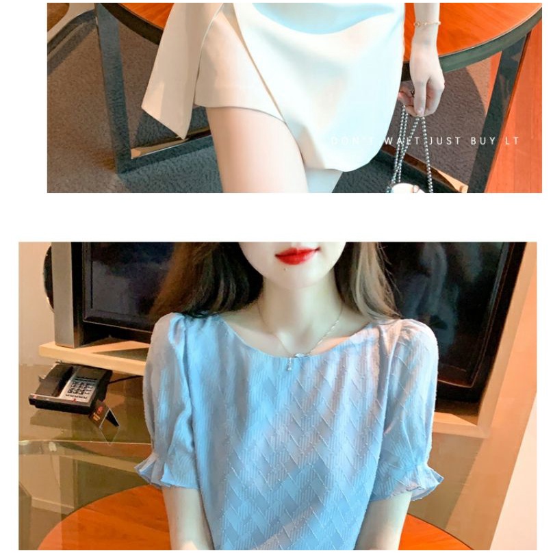 Áo Sơ Mi Chiffon Thiết Kế Thanh Lịch Cho Nữ