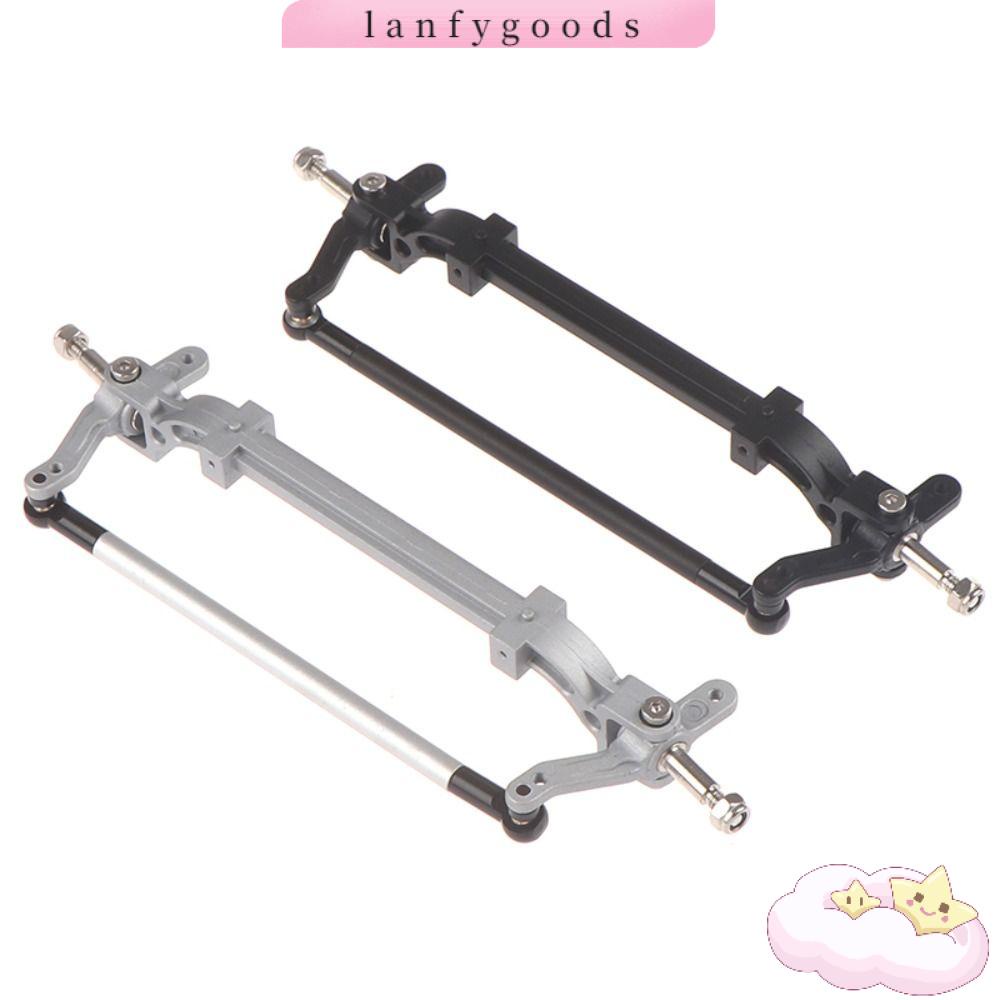 Trục Bánh Xe Trước Bằng Kim Loại Màu Đen / Bạc Kèm Cần Gạt Cho Xe Tải Điều Khiển Từ Xa Tamiya Tỉ Lệ 1 / 14