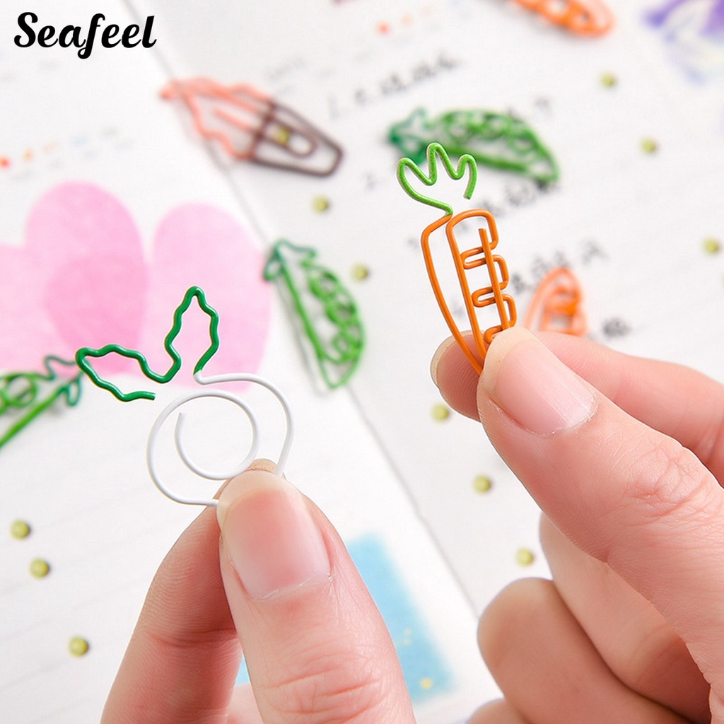 Bộ 32 Kẹp Giấy Hình Cà Rốt Hoạt Hình Sáng Tạo