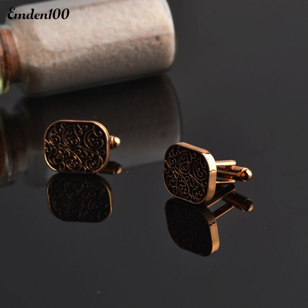 Khuy Măng Sét Hợp Kim Kiểu Dáng Cổ Điển Cho Nam