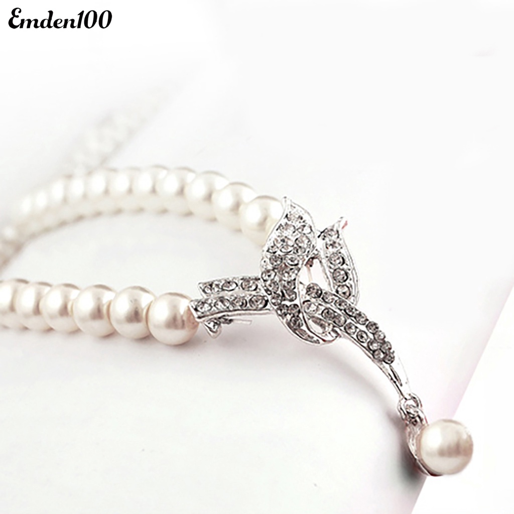 Bộ 3 Trang Sức Kim Loại Đính Đá Sang Trọng