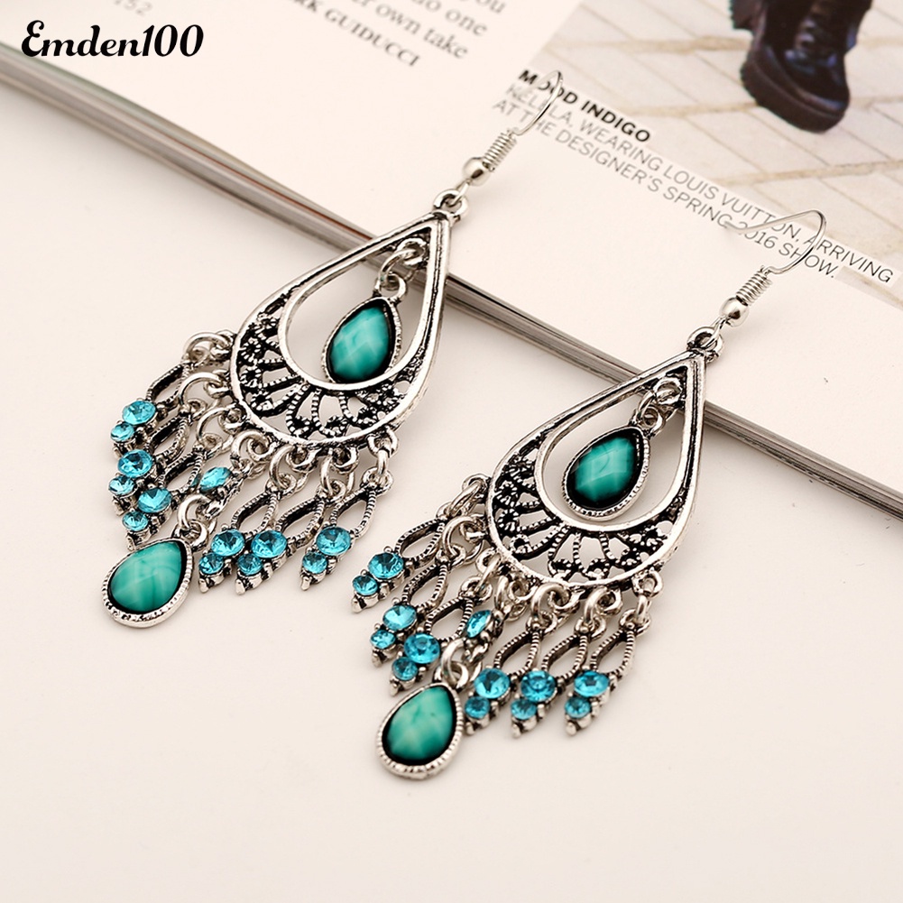 Đôi Bông Tai Dáng Dài Phong Cách Boho Thời Trang Cho Nữ