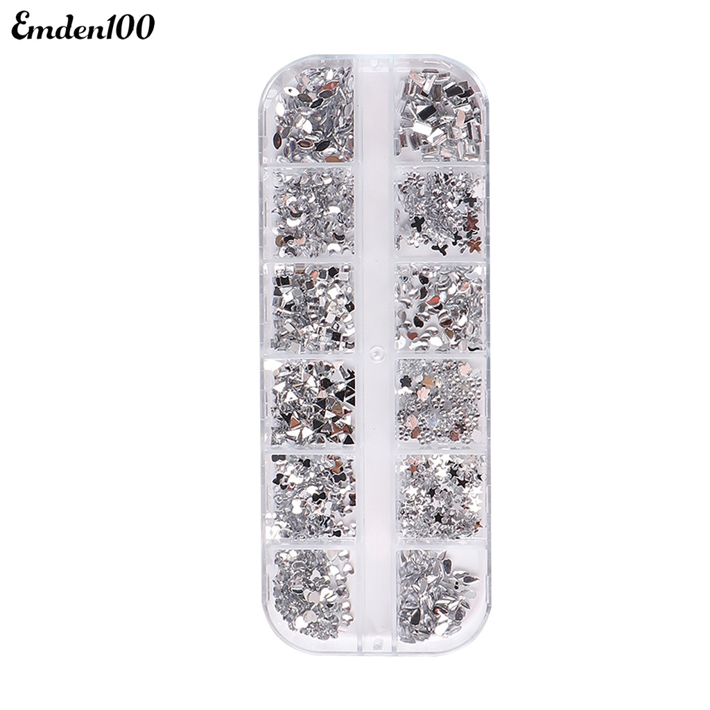 Đá Đính Trang Trí Móng Tay Nhiều Hình Dạng Cho Nữ